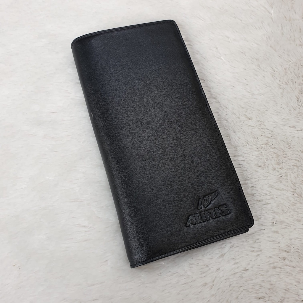 Auris Dompet Kulit Asli Model Panjang Berdiri Auris Original 48073