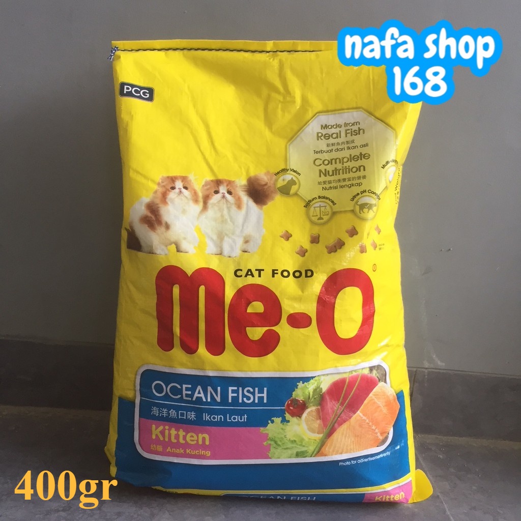 ME-O KITTEN Ocean fish - Makanan kering anak kucing MEO KITTEN Dry Food 400gr Kemasan Hemat