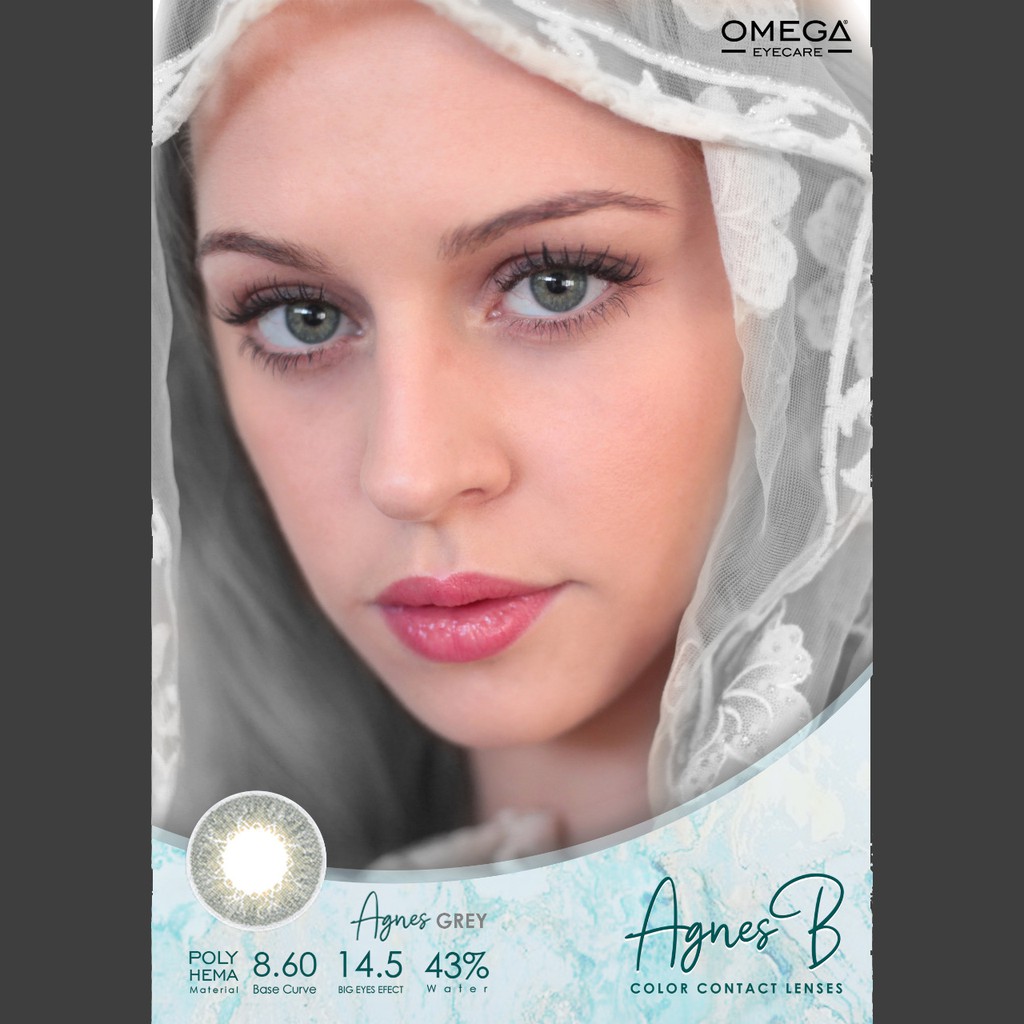 SOFTLENS OMEGA AGNES B 14.5MM NORMAL GRATIS TEMPAT SOFLEN