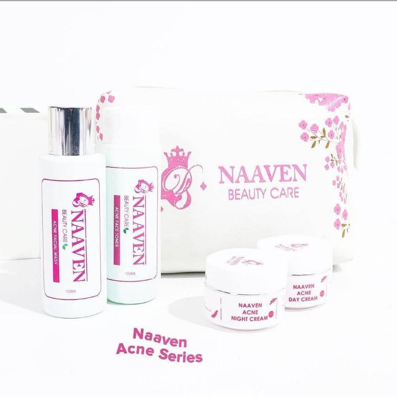 Paket 4in1 Acne White (using Hyal Infused Night Cream) Naaven Beauty Care / Skincare / Anti merkuri
