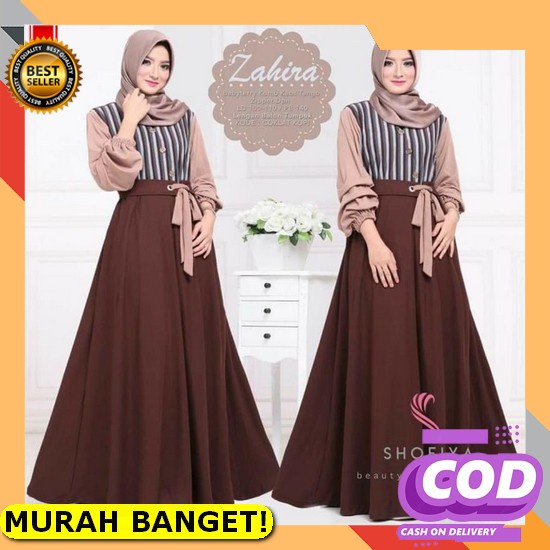 [ New ] Nada Bordir / Fashion Muslim Terbaru 2022 / Gamis Wanita Murah / Bordir Bunga / Dress Wanita