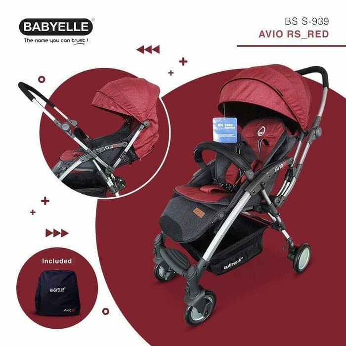 STROLLER BABY ELLE AVIO RS S928 Bisa pakai dari Newborn Handle bolak-balik Makassar