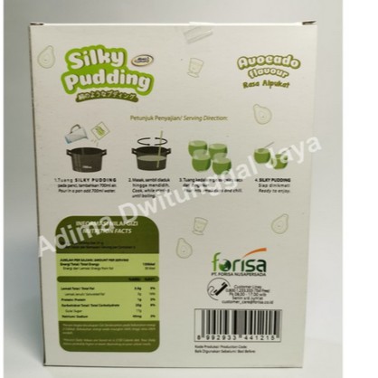 Puding / Silky Pudding Avcocado / Pudding Silky Alpukat 155 gr