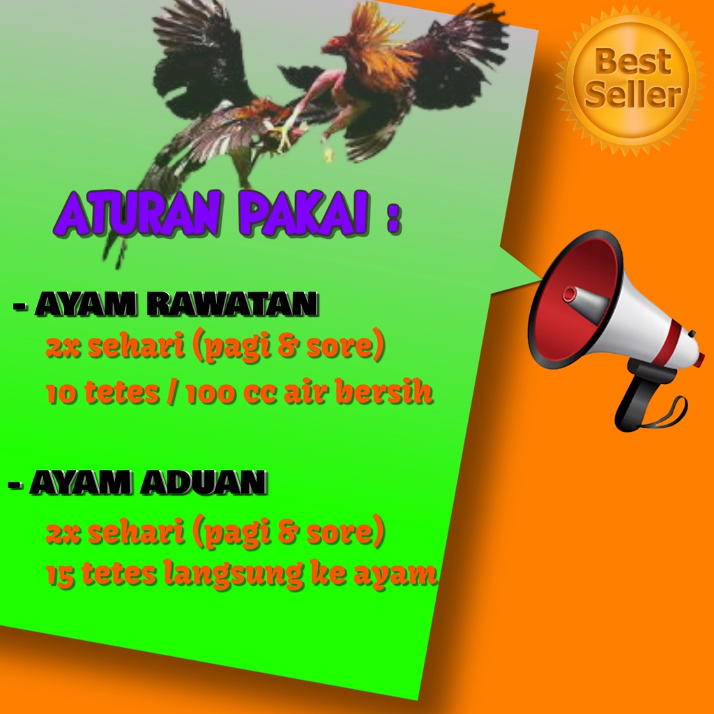 DOPPING AYAM ADUAN VITAMIN BURUNG KICAU DOPING AYAM BANGKOK DAN BURUNG BERKICAU GACOR