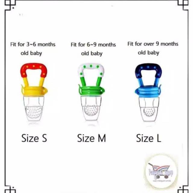 EMPENG BUAH BAYI / DOT BUAH BAYI / BABY FRUIT &amp; FOOD FEEDER / FRUIT FEEDER PACIFIER 4.9