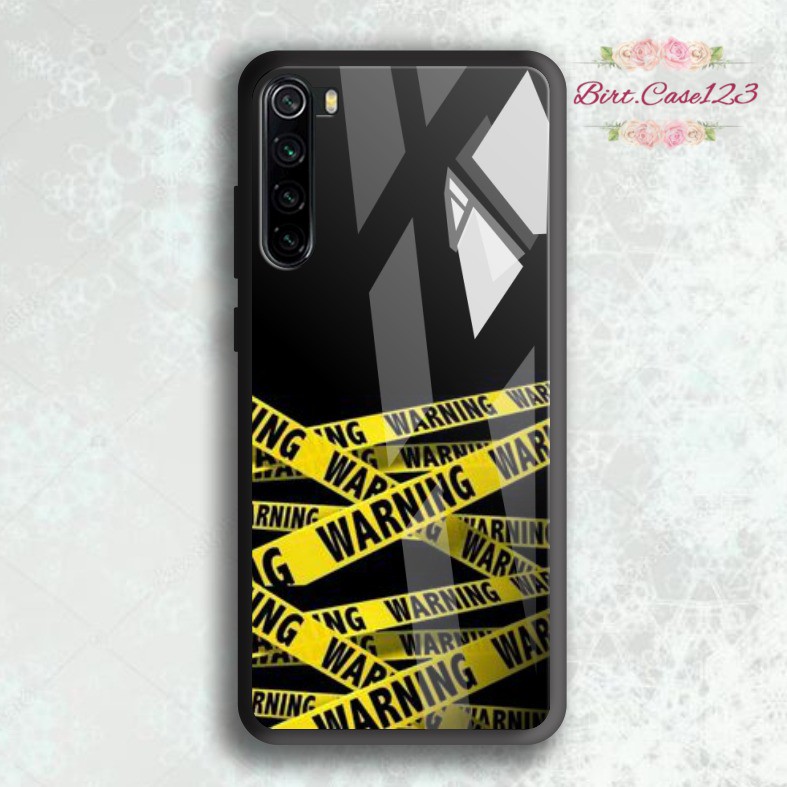 BC Case casing softcase silikon Gambar WARNING back case glass xiaomi redmi 4a 5a 6a 7a 8a 3 4x etc