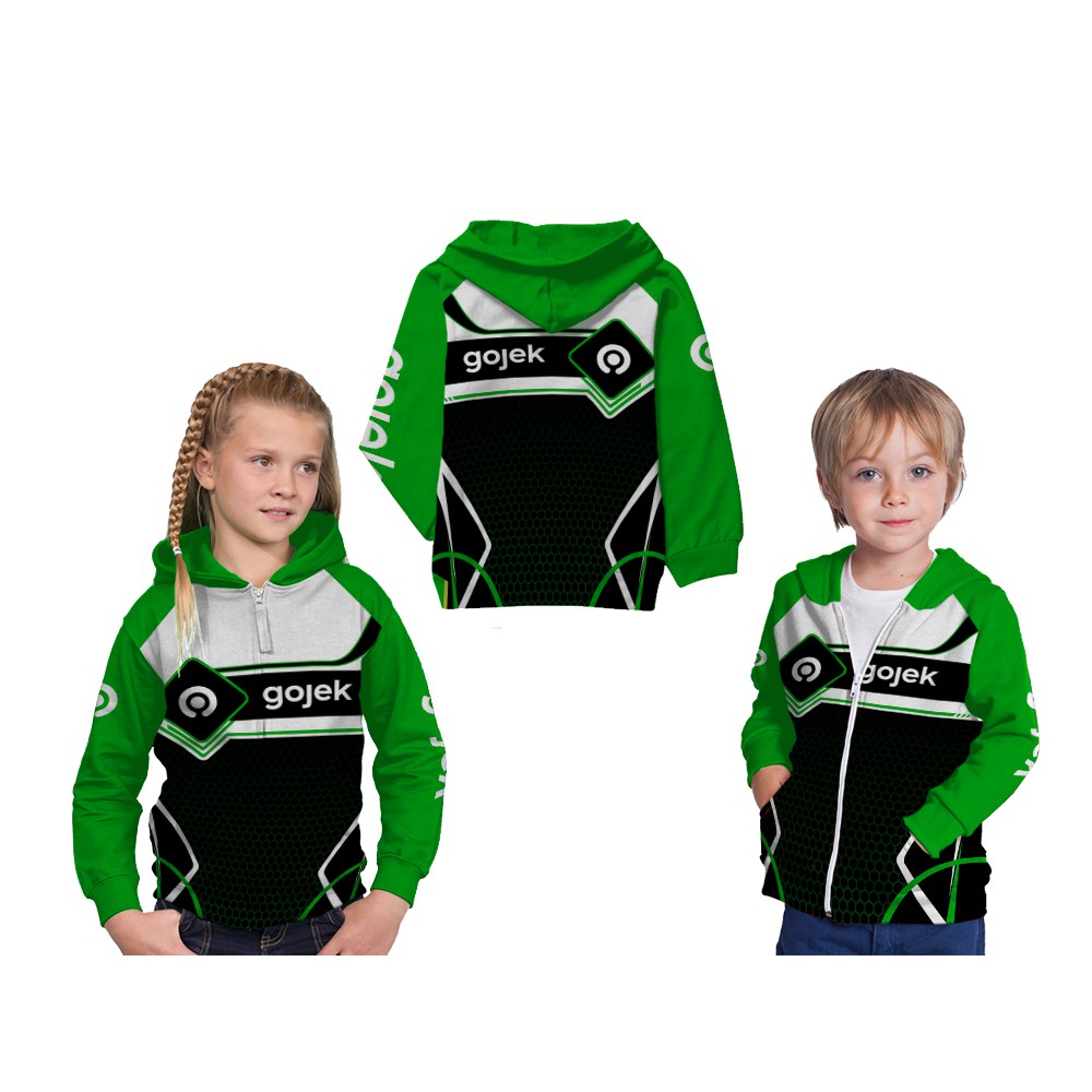 2s5 - Jaket Sweater Hoodie Anak New Ojek Online Ojek Driver Fullprint Custom