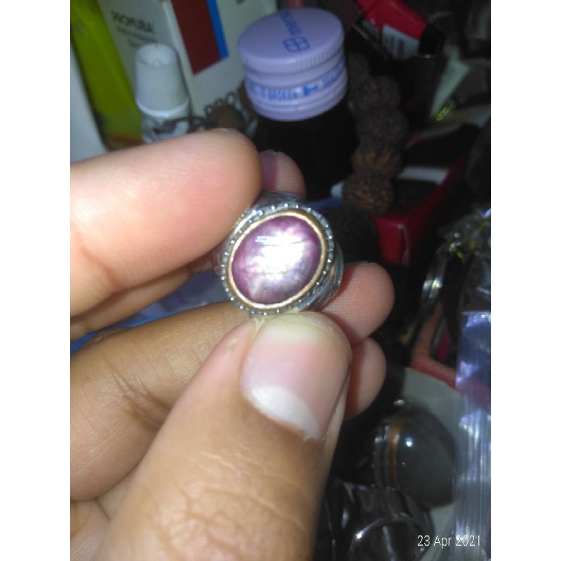 Ruby star ring monel