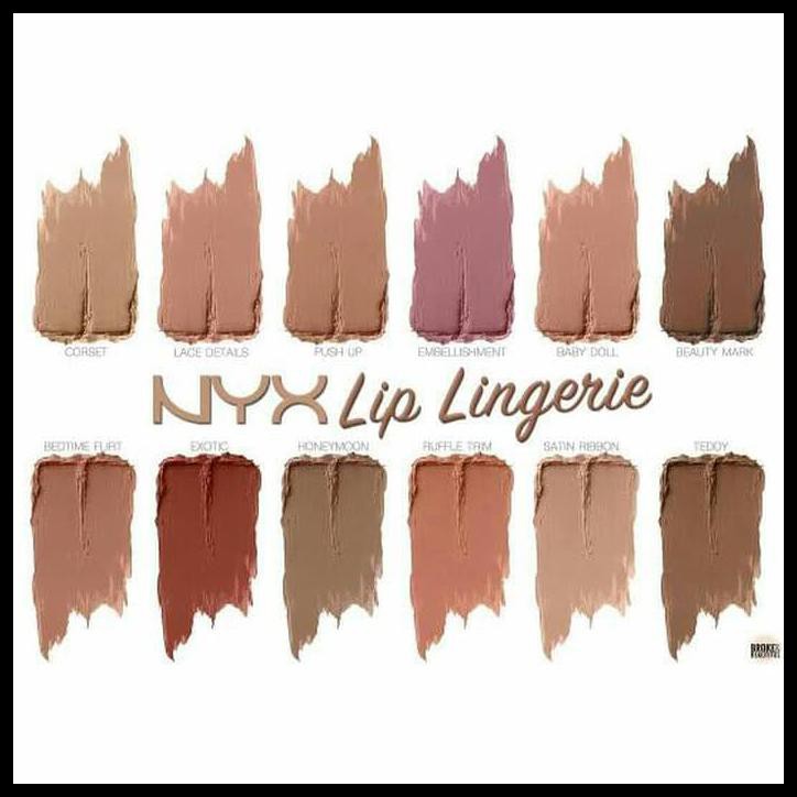 Langsung Kirim Nyx Cosmetics Lip Lingerie Liquid Lipstick - After Hour