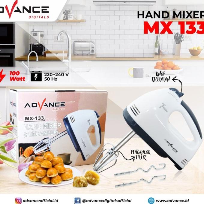 READY STOCK mixer hand advance mx 133 hand mixer advance mx133