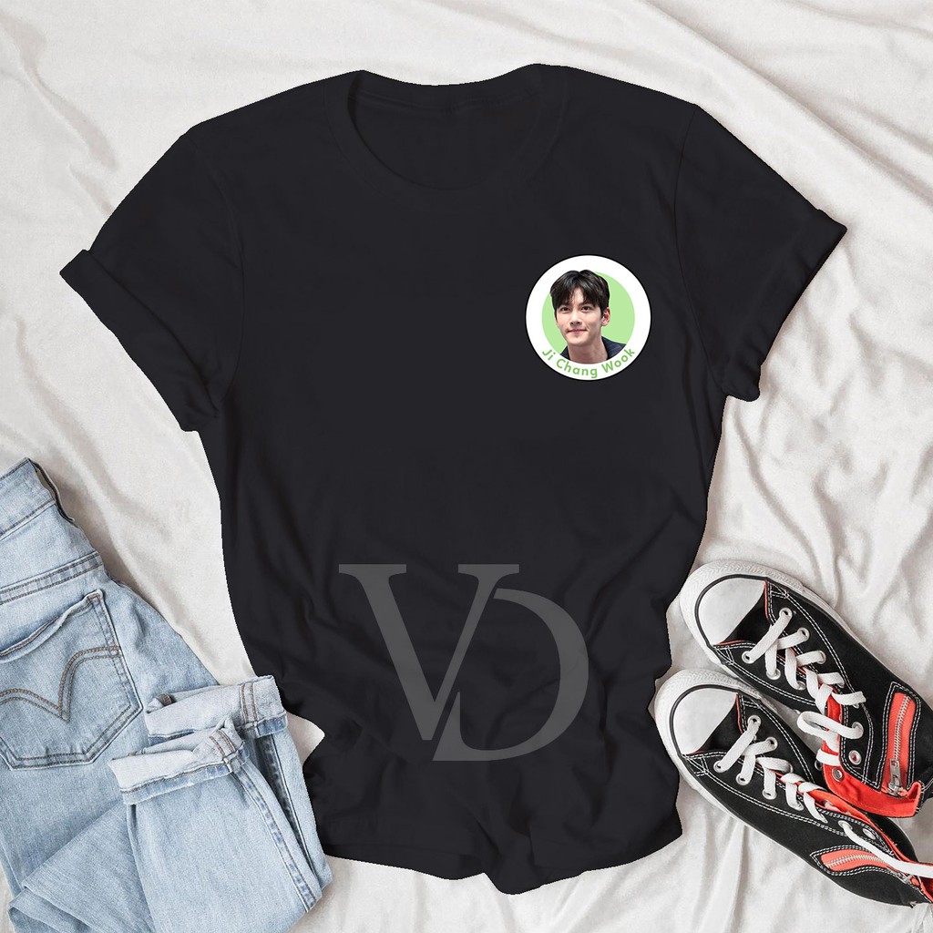 JI CHANG WOOK kaos korea / baju korean aktor / tshirt oppa korea k drama movie /oversized tee