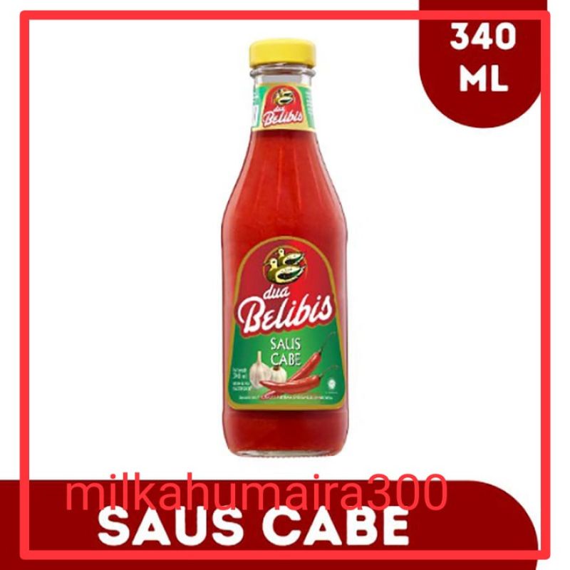 

SAUS BELIBIS BOTOL 340ML SAUS DUA BELIBIS BOTOL