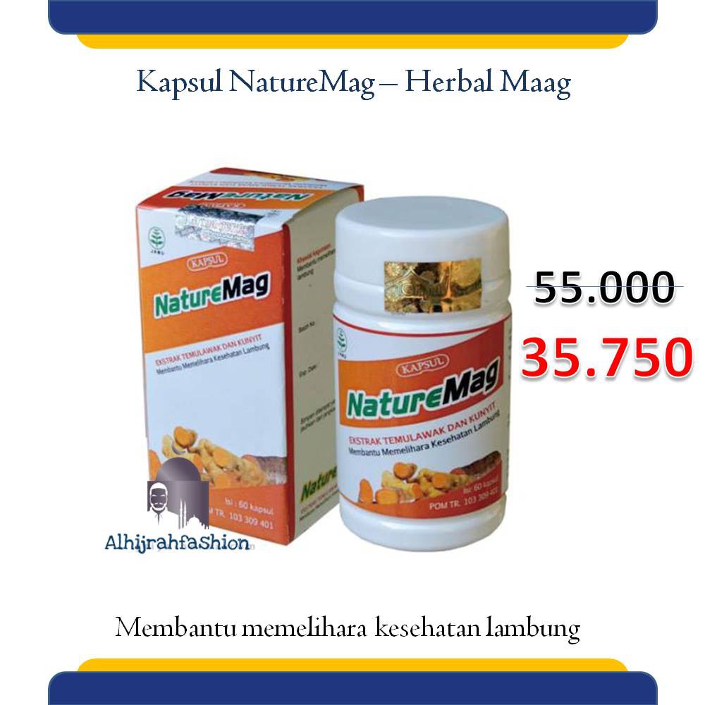 

Herbal Kapsul Naturemag Herbal Maag Herbal Pencernaan Griya Herba @60 Terbukti Ampuh