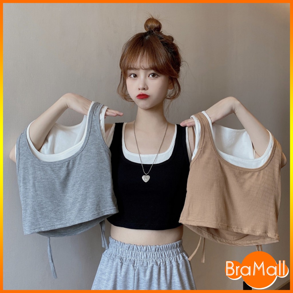 【 Bra Mall 】BM-101 Atasan Pakaian Fashion Dalam Wanita Import Crop Top Korea