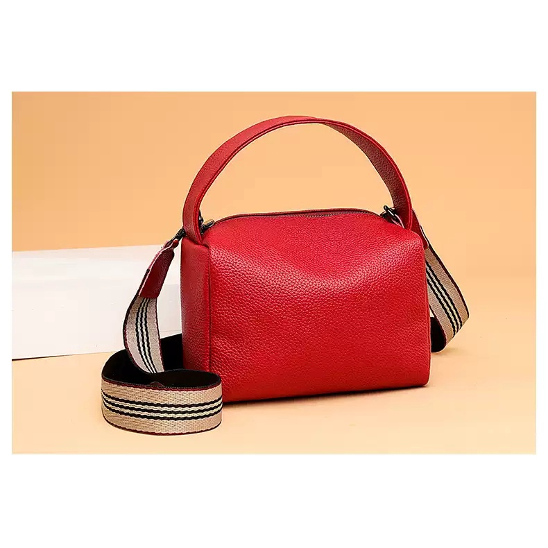 (( COD )) Tas Selempang Import Wanita Tas selempang Kekinan Ala Korea Tas Bahan Kulit Jeruk Papirut