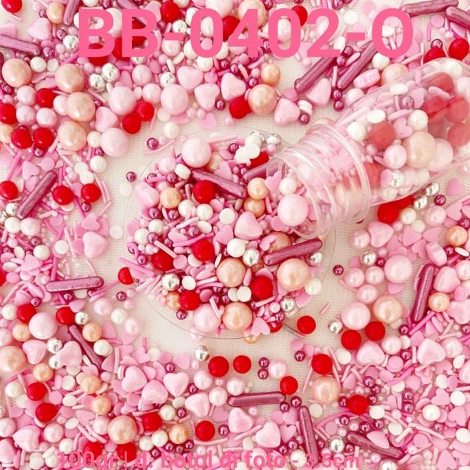 

[BISA COD] GR-BB-0402 Trimit springkel sprinkles 100gr mutiara biru emas putih