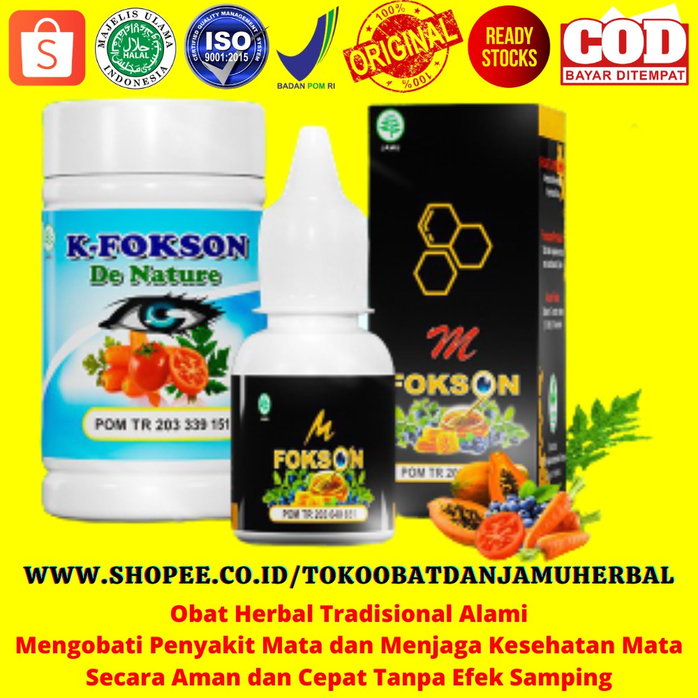 K-Fokson M-Fokson Mengobati Penyakit Mata dan Menjaga Kesehatan Mata