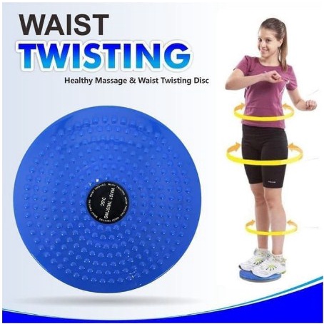 Waist Twisting Disc Plate Jogging Trimmer Alat Olahraga Piring Senam