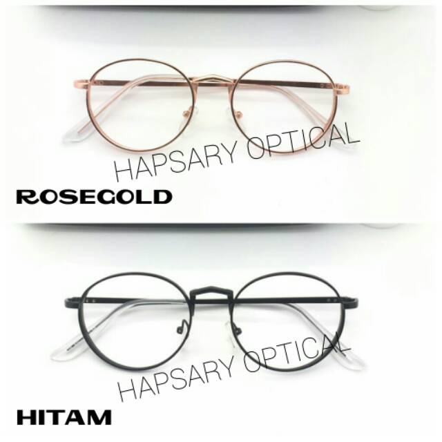 Frame Kacamata Wanita Kacamata Bulat, Kacamata Korea, Kacamata Fashion, Kaca mata Trendy &amp; Terbaru