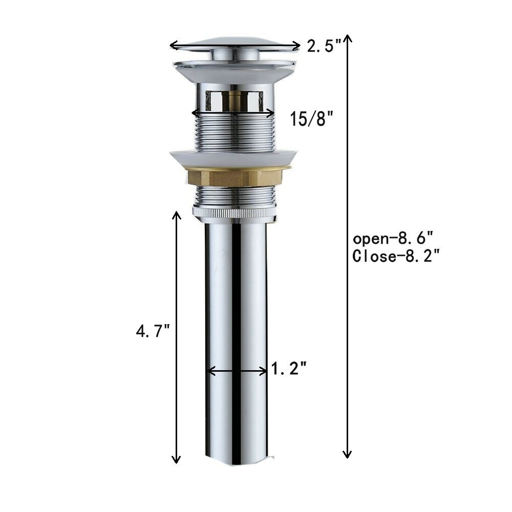 Bathroom Pop Up Basin Waste Slotted Sink Tap Push Click Clack Waste Plug Drain Stopper With Shopee Indonesia Bathroom Pop Up Basin Waste Slotted Sink Tap Push Click Clack Waste Plug Drain Stopper With Shopee Indonesia