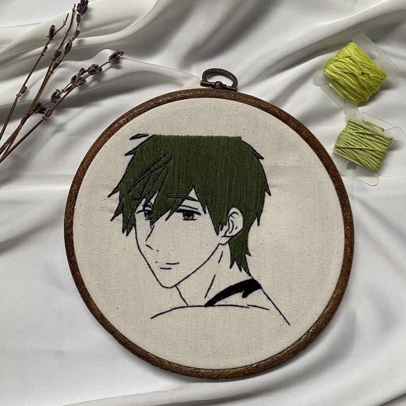 anime embroidery — makoto [free]