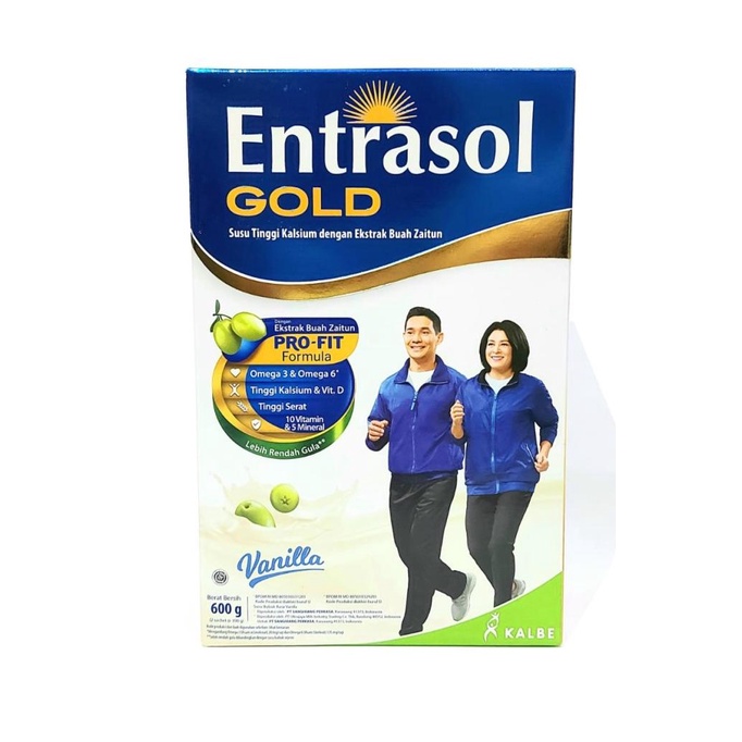 

[COD] Entrasol Gold 600 gr Vanila Susu kalsium [COD]