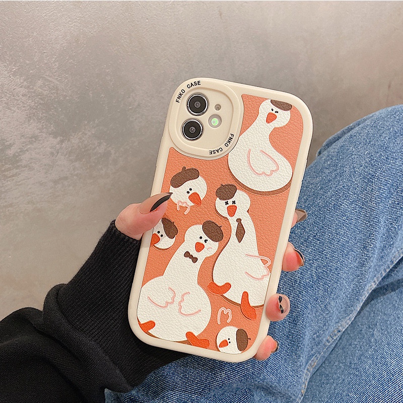 [TPC] Phone Case IPHONE 6 6S 7 8 PLUS X XS MAX XR 11 12 13 PRO MAX Duck Casing Lucu IP025