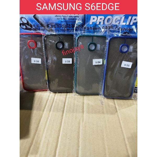 Case Aero My Choice Samsung S6 Edge Silikon Dove pelindung Camera