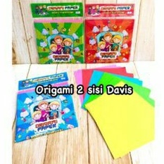 Kertas Lipat Origami warna 2 sisi depan belakang Art Paper