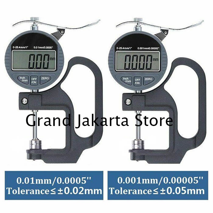 

Thickness Gauge 0-25.4mm 0.01 mm Syntek Tester Ukur Ketebalan Plastik Kertas Logam Plastic Paper Digital Ticknes Thicknes