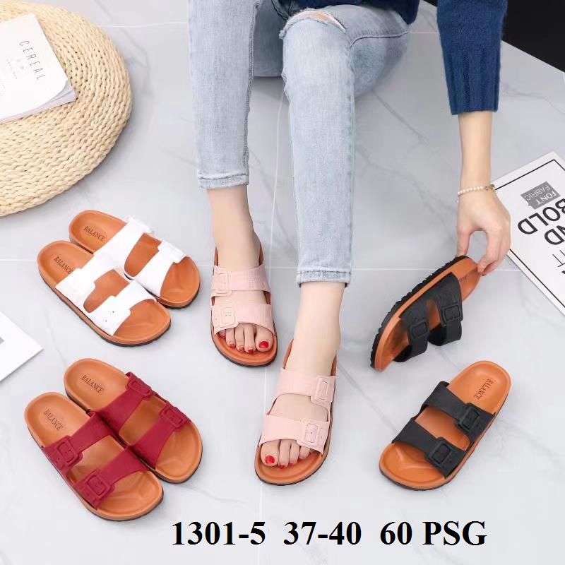 Sandal Selop Wanita Ban-2 Gesper - Balance 1301-5 &amp; Sandal Selop Wanita Import