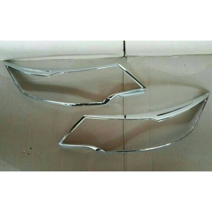 garnish depan brv/list lampu depan brv chrome