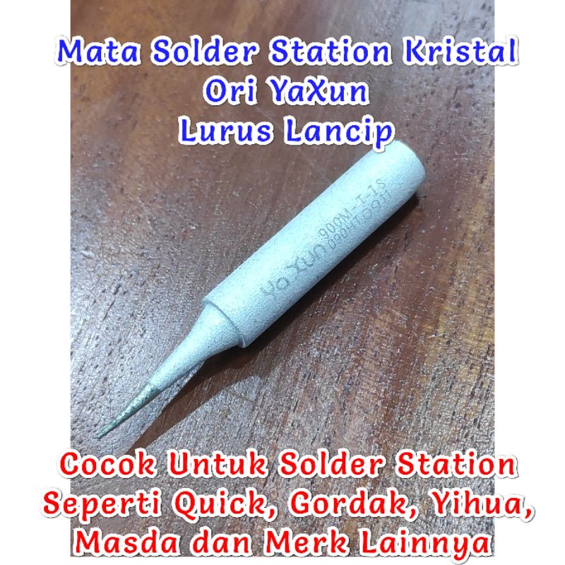 Mata Solder Station Original YaXun - Mata Solder Station Model Lurus Lancip