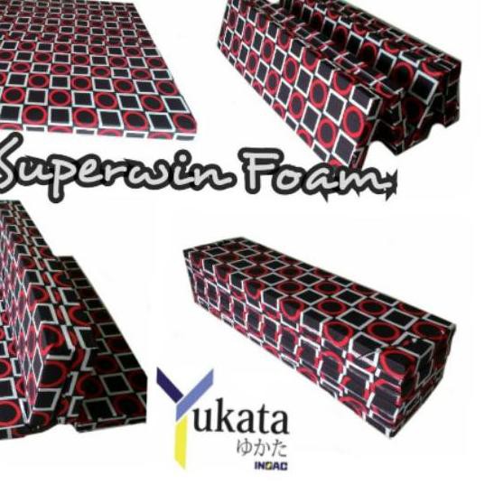 ☎ Kasur Lipat Busa INOAC YUKATA ORIGINAL tebal 5-10cm ANTI KEMPES ❉
