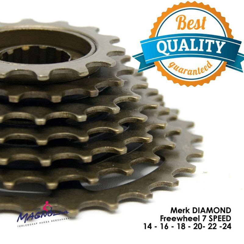 Sprocket ulir jangkrik 7 speed custom / spring only
