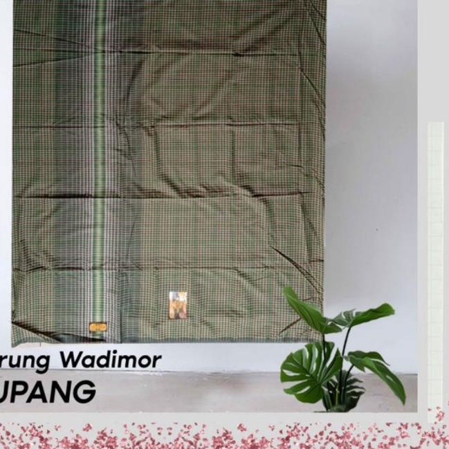 ❅ sarung tenun premium dewasa cap wadimor motif kupang kotak kecil-kecil grosir sarung tenun ☺