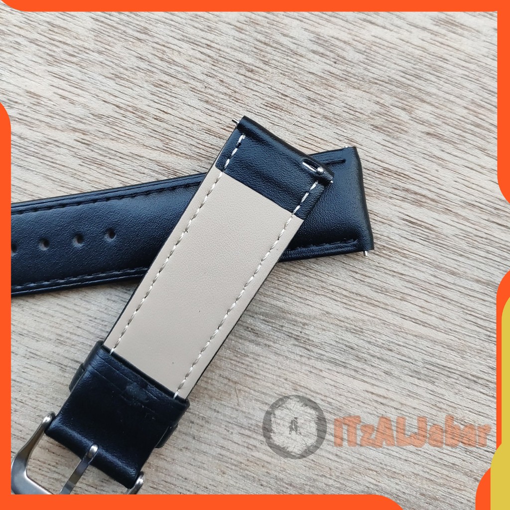 Tali jam tangan Smartwatch Kulit leather strap 20mm 22mm Quick release