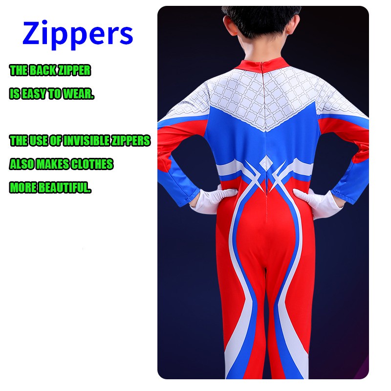 BAJU KOSTUM ANAK ULTRAMAN POWER RANGERS COSPLAY DIGA /UUB /CERRO ULTRAMAN ULTAH ULANG TAHUN LAKI CARNAVAL TOPENG ULTRA MAN + FREE MASK