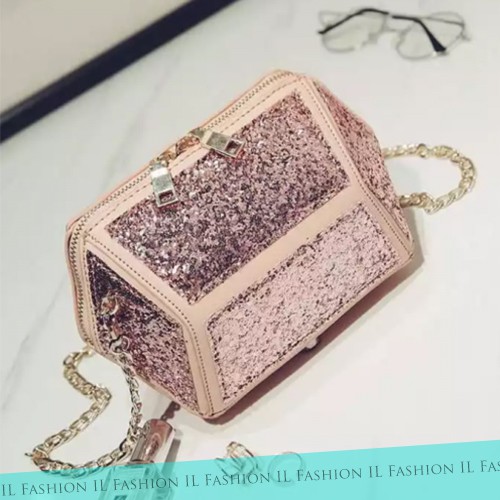 Tas Pesta Pink Emily - Desain Mewah dan Elegant