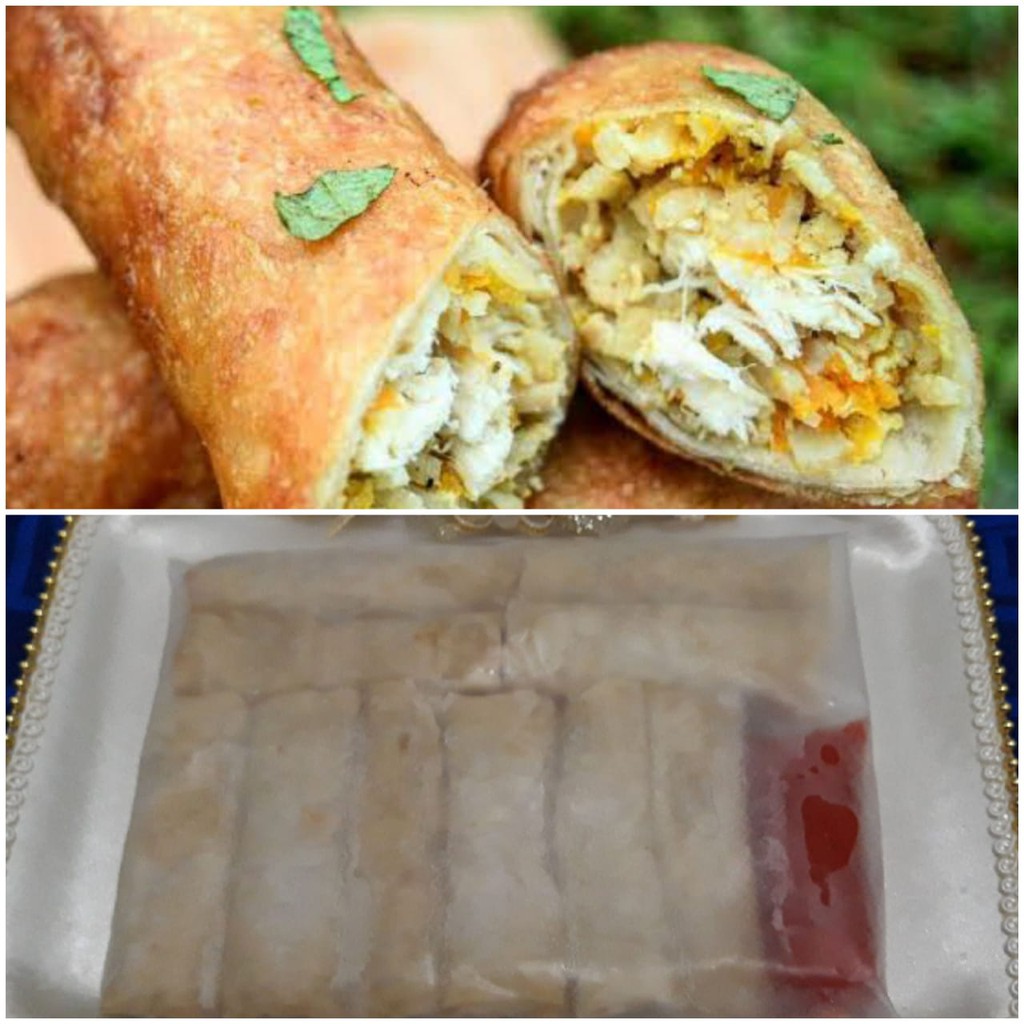 

Lumpia Ayam - Enak - Tanpa Pengawet (1 Pack isi 10 Pcs) + Saus