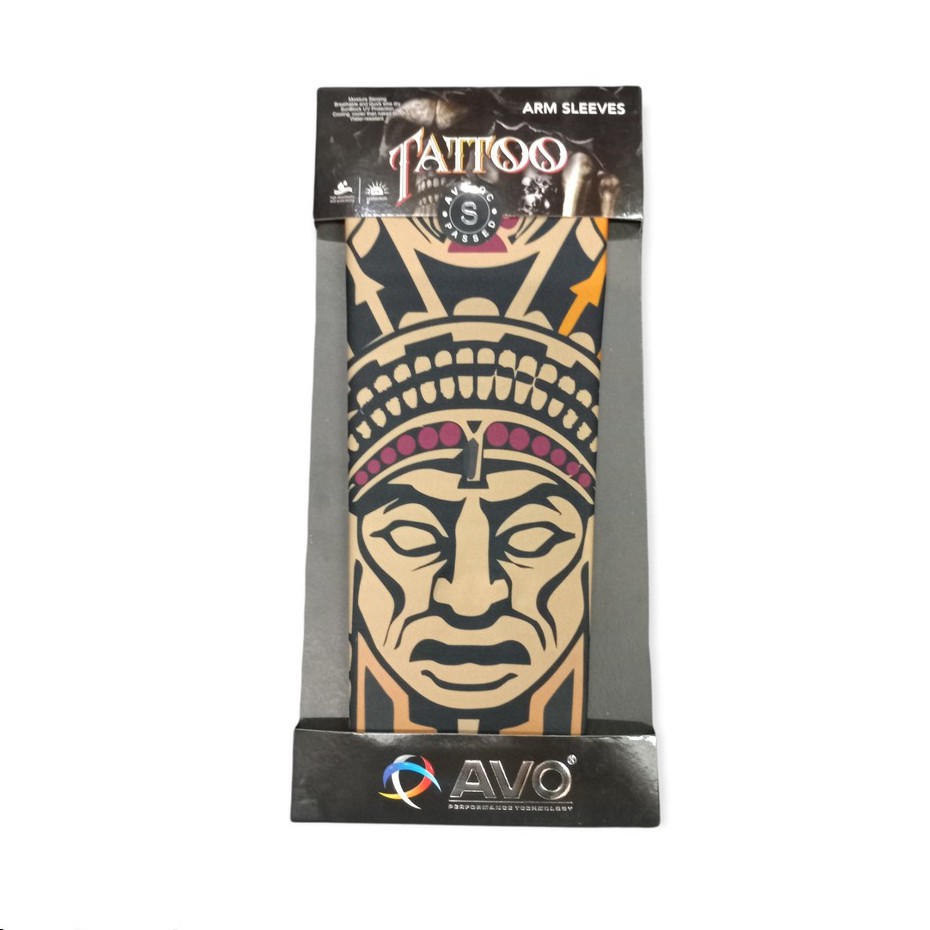 Tatto temporer lengan panjang motif AVO (CUFFVO TATTO 03)