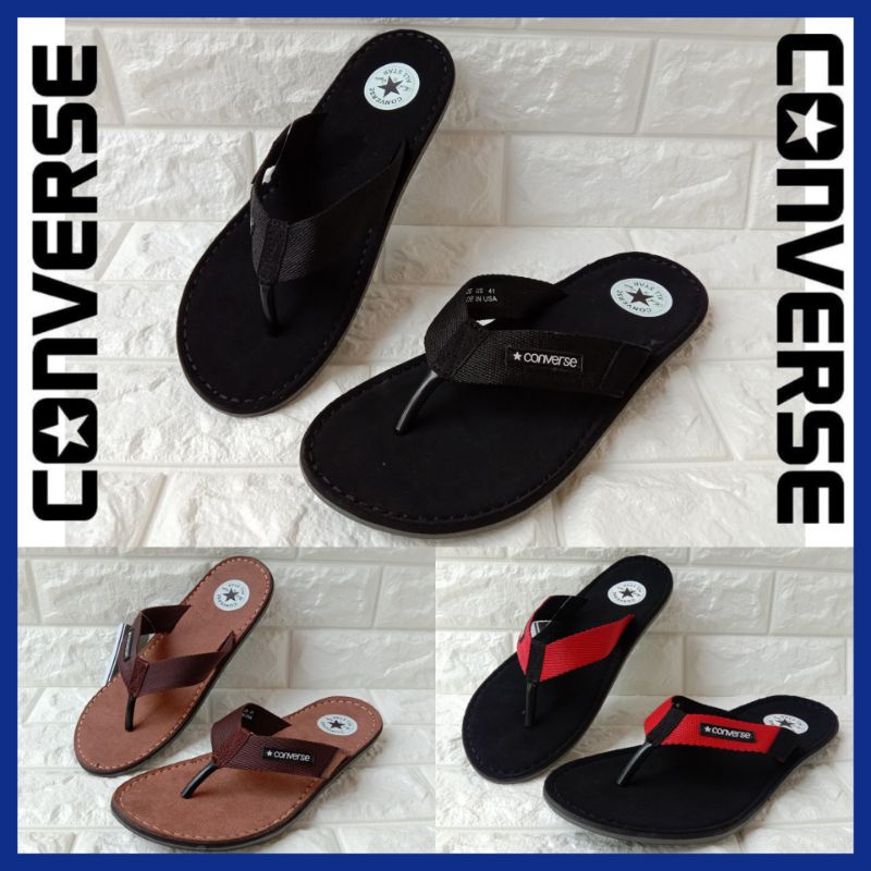 SANDAL JEPIT CONVERSE_PRIA KASUAL / SENDAL COWOK PROMO / SANDAL DISTRO LAKI-LAKI