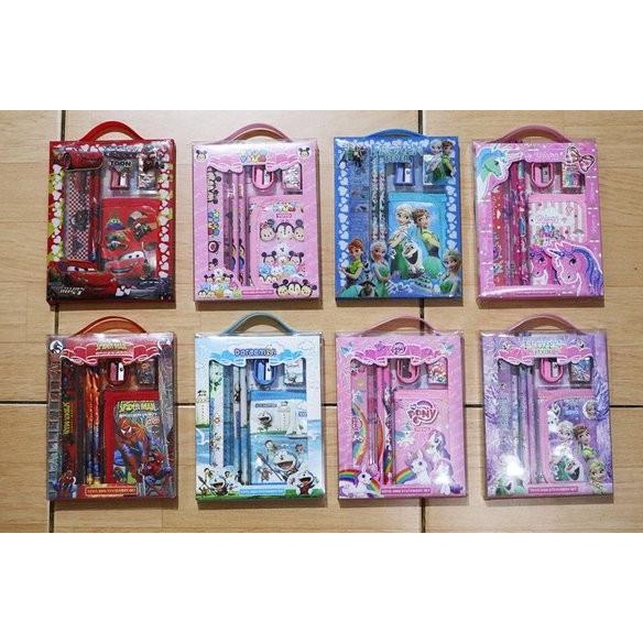 

Study set alat tulis sekolah anak motif kartun tipe yoyo 8006