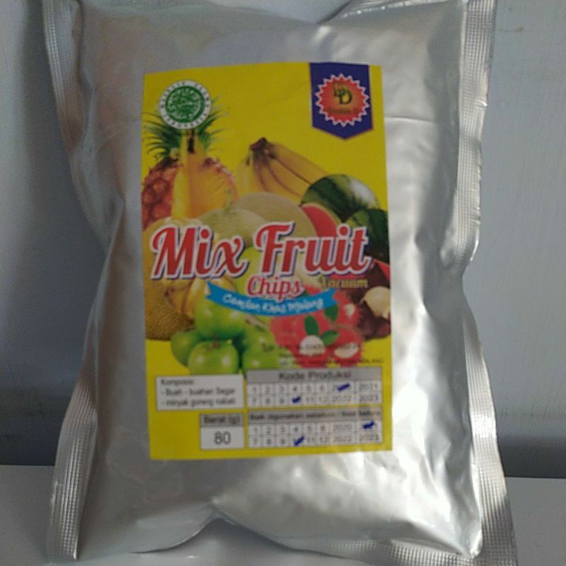 

Mix Fruit chips [80 gram]