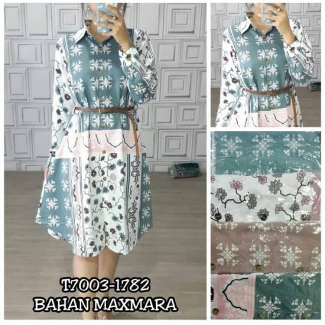 TUNIK MOTIF BKK MAXMARA FREE BELT
