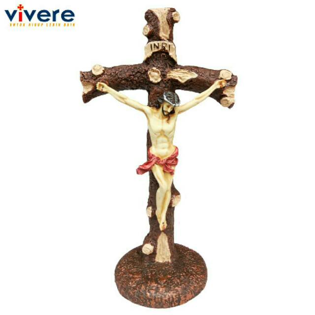 Grosir Salib Yesus Motif Pinus Duduk 28 Cm QEGr7mCnKaA6