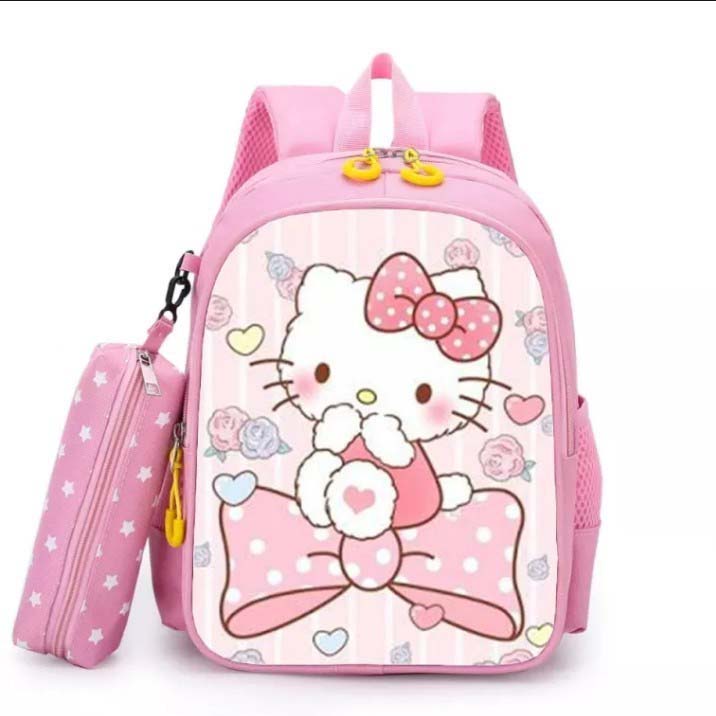 ARISTA TAS RENSEL SEKOLAH ANAK WANITA HELLO KITTY PAUD TK DAN SD