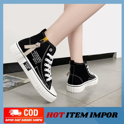 COD Termurah Sepatu Sneakers Kanvas Wanita Import /Sepatu Fashion HOT Item MB63 SW316