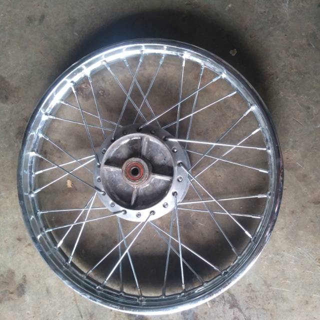 Pelek belakang supra x 125