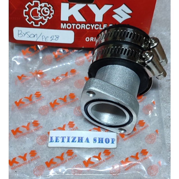 INTAKE IMTAKE MANIPUL BYSON-PE28 INSULATOR MANIFOLD YAMAHA BYSON KE PE,PWL,KX.28